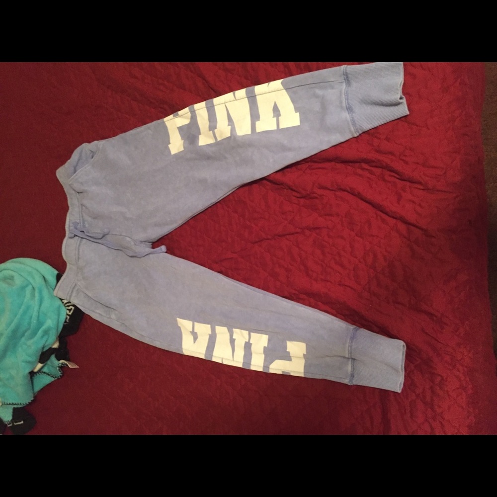 Pink sweatpants